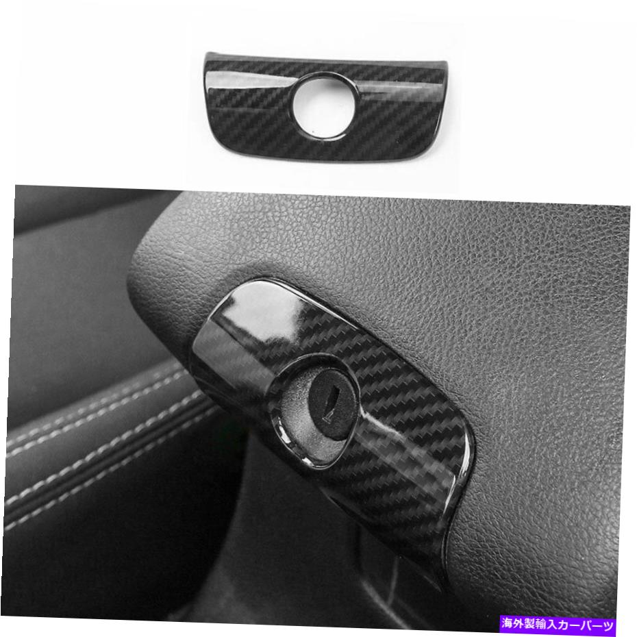 サンシェード ジープラングラーJK 2011-2017カーボンファイバーアームレストボックスキーホールカバートリムに適しています Fit For Jeep Wrangler JK 2011-2017 Carbon Fiber Armrest Box Keyhole Cover Trim【並行輸入品】