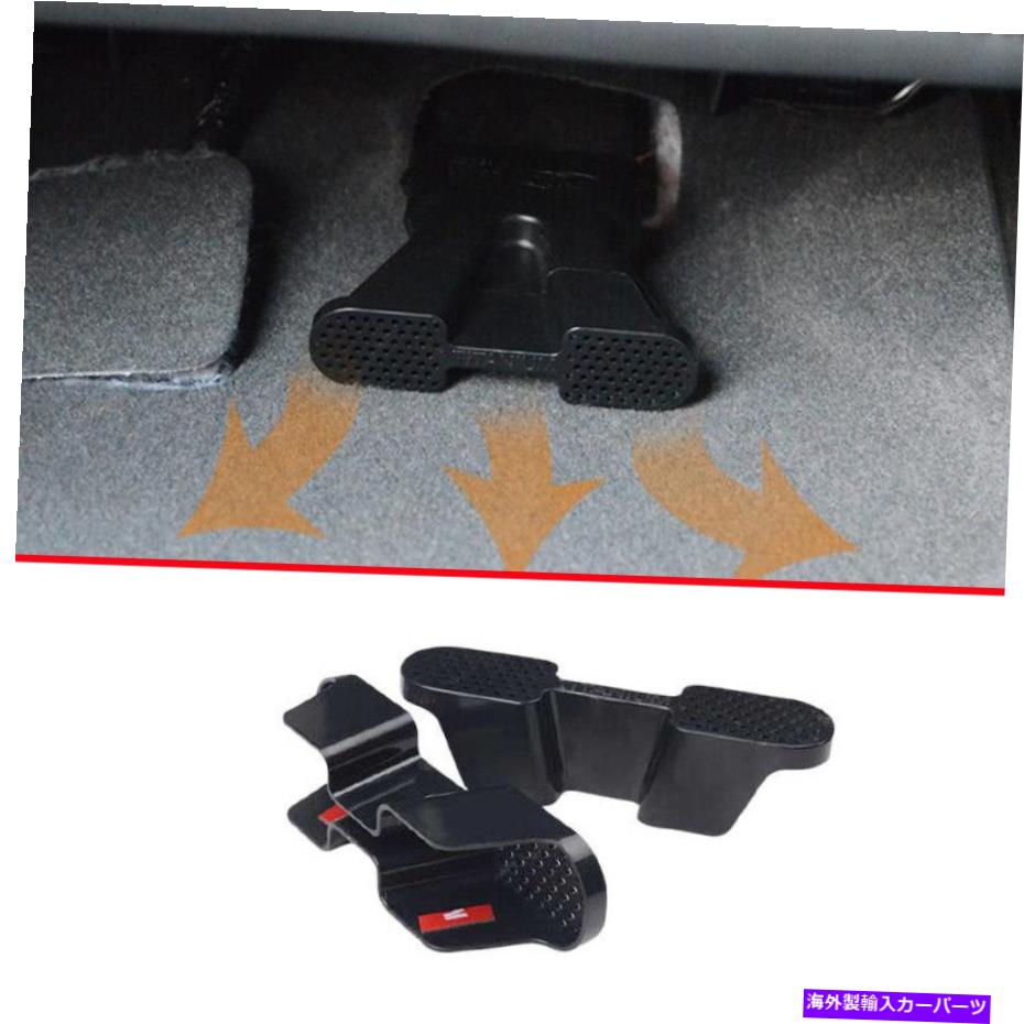 サンシェード マットブラックシートL＆Rエアアウトレットダストカバーフォードレンジャー2015-2022にフィット Matte Black Seat L&R Air Outlet Dust Cover Trim Fit For Ford Ranger 2015-2022【並行輸入品】