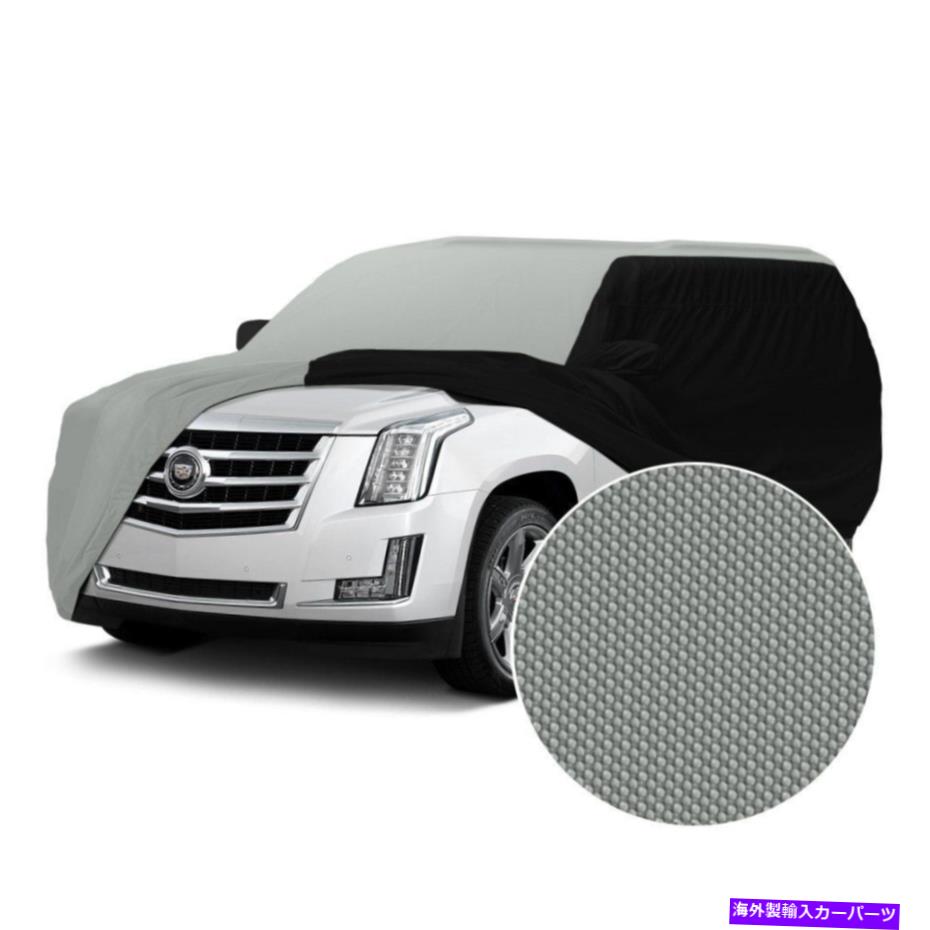 カーカバー カバーCVC3SP298DH2186ストームプルーフグレーカスタムカーカバーWブラックサイド Coverking CVC3SP298DH2186 Stormproof Gray Custom Car Cover w Black Sides【並行輸入品】