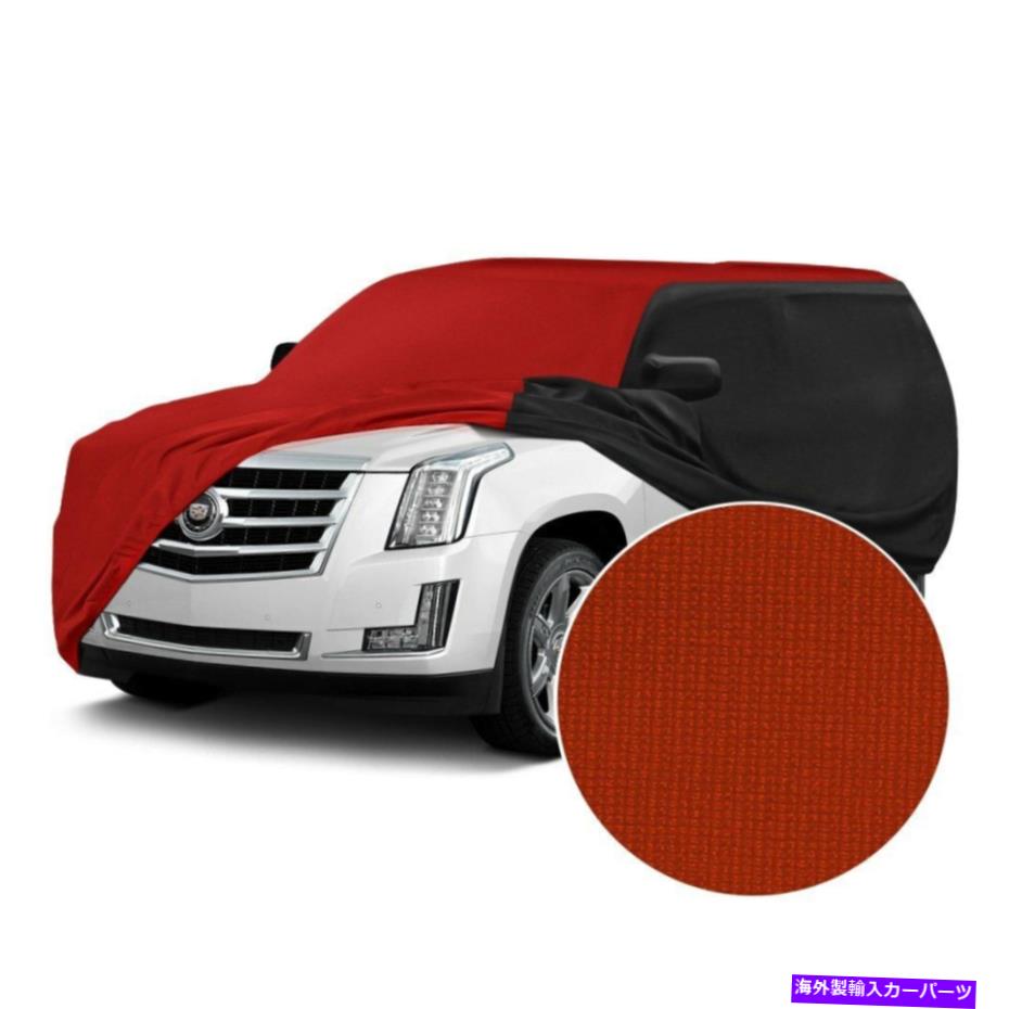 カーカバー カバーサテンストレッチ屋内アドレナリン赤いカスタムカーカバーWブラックサイド Coverking Satin Stretch Indoor Adrenaline Red Custom Car Cover w Black Sides【並行輸入品】｜Us Custom Parts Shop USDM