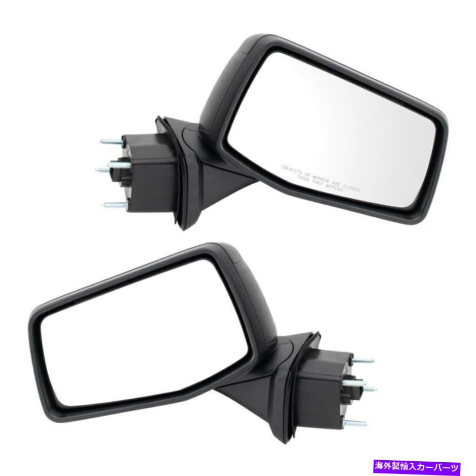 USミラー シボレーシルバラード1500 19-21サイドビューミラードライバーと乗客サイドマニュアル For Chevy Silverado 1500 19-21 Side View Mirrors Driver & Passenger Side Manual【並行輸入品】