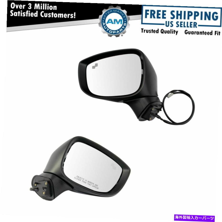 USミラー ミラーセットペアLH＆RHサイドパワー加熱ターンシグナルBSDマツダCX5 Mirror Set Pair LH & RH Sides Power Heated Turn Signal BSD for Mazda CX5【並行輸入品】