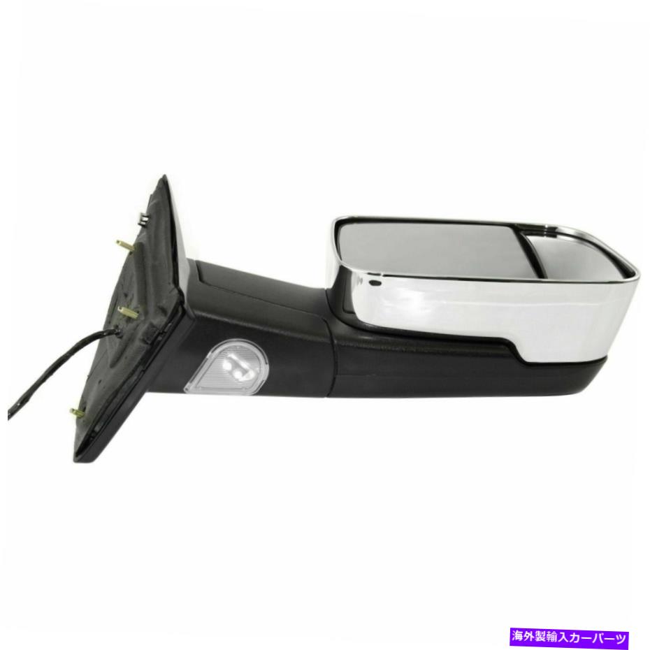 USミラー RAM 2500 2011 CH1321320用の新しい助手席のクロム加熱ドアミラー New Passenger Side Chrome Heated Door Mirror For Ram 2500 2011 CH1321320【並行輸入品】