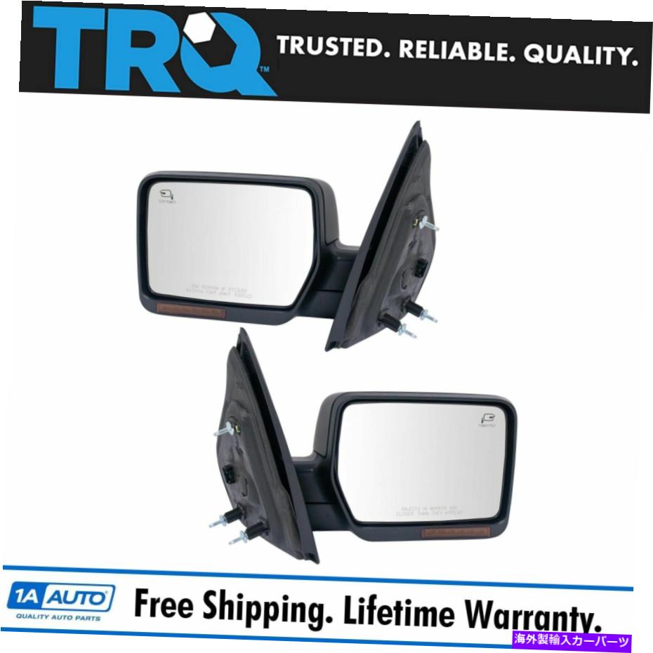USミラー TRQミラーペアパワー加熱メモリターンシグナルプードルライトペイント TRQ Mirror Pair Power Heated Memory Turn Signal Puddle Light Paint to Match Pair【並行輸入品】