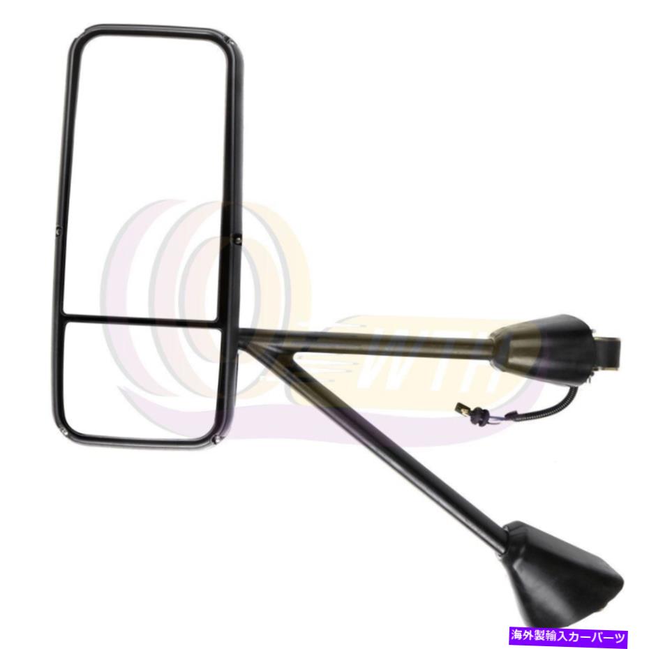 USミラー 2008-2016のブラックトラックドアミラーケンワースマウントプレート左側 Black Truck Door Mirror For 2008-2016 Kenworth Mounting Plates Left Side【並行輸入品】