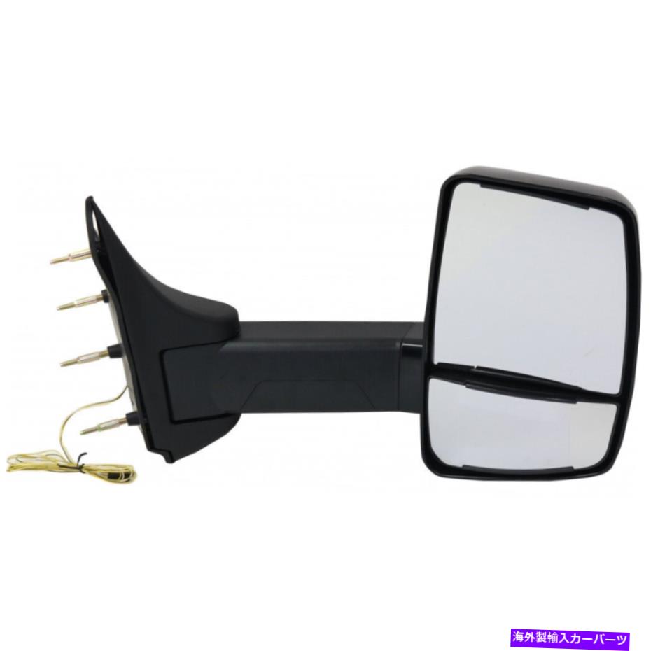 USミラー フォードE150/E350エコノリンクラブワゴン1992-2002けん引鏡乗客側 For Ford E150/E350 Econoline Club Wagon 1992-2002 Towing Mirror Passenger Side【並行輸入品】