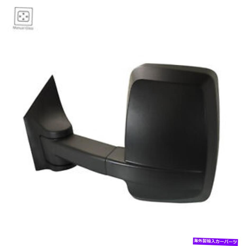 USミラー 塗装されていないマニュアルフラットドライバーサイドドアミラー128-01593L Unpainted Manual Flat Driver Side Door Mirror 128-01593L【並行輸入品】