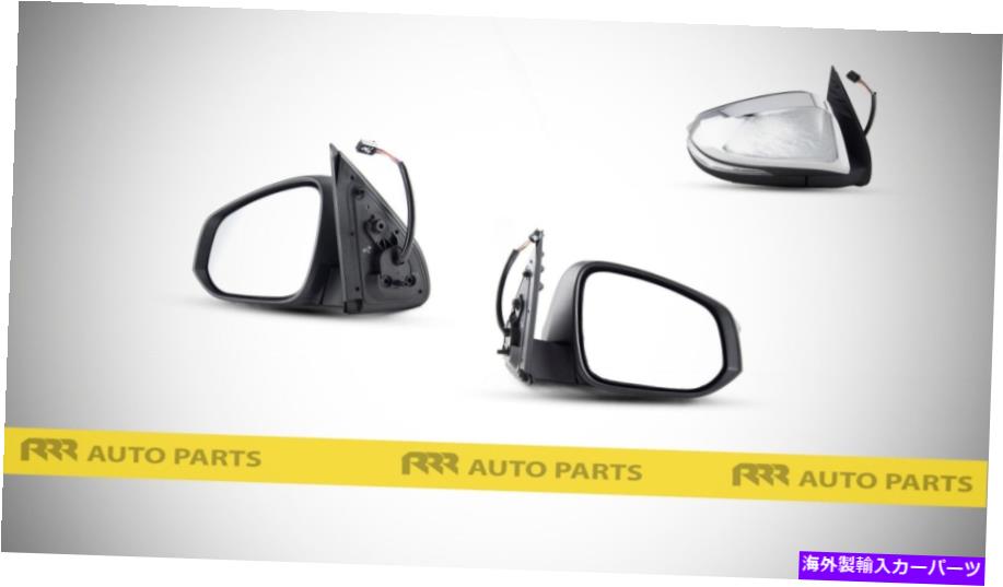 USミラー Toyota Hilux SR5/SR 15-Pr.Chrome Elect Door Mirror-Auto Fold W/Flasher-Pair FOR TOYOTA HILUX SR5/SR 15-PR.CHROME ELECT DOOR MIRROR-AUTO FOLD W/FLASHER-PAIR【並行輸入品】