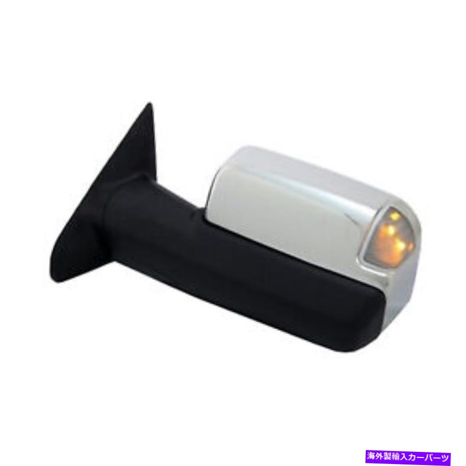 USミラー RAMパワーマニュアルのクロムドライバーサイドミラー折りたたみ加熱w/信号128-4245 Chrome Driver Side Mirror for Ram Power Manual Folding Heated w/Signal 128-4245【並行輸入品】