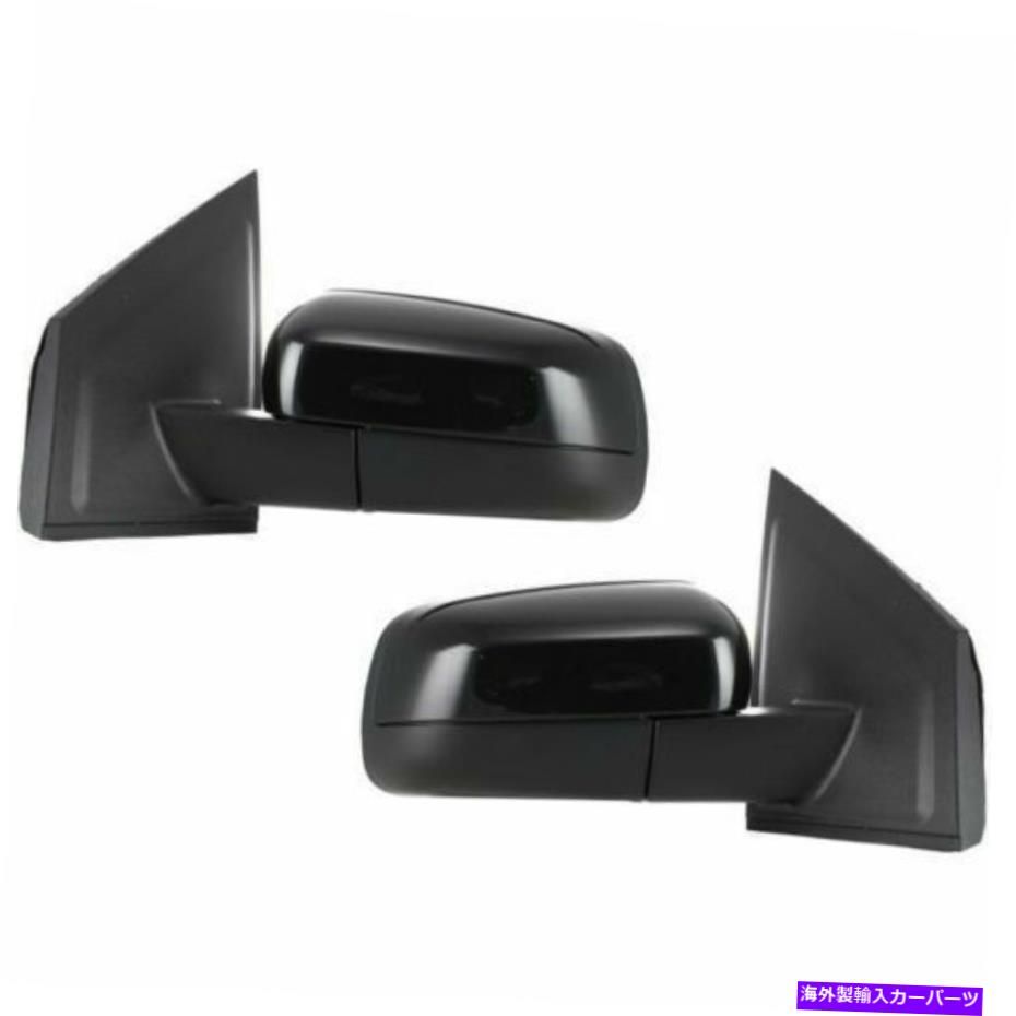 USミラー 2ペアの新しいセットLH&RHサイド加熱パワーミラーフィット2005-2007 Ford Freestyle New Set of 2 Pair LH & RH Side Heated Power Mirror Fits 2005-2007 Ford Freestyle【並行輸入品】