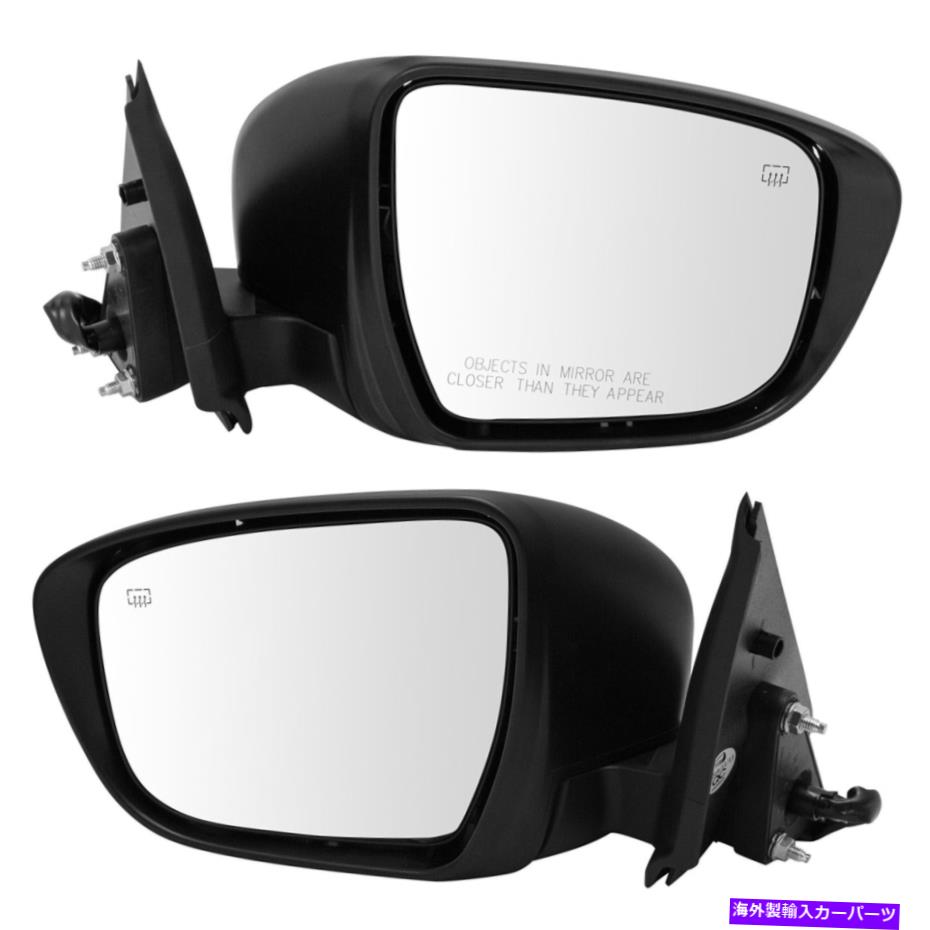 USミラー TRQミラーペアパワー加熱されたターンシグナルカメラペイントジュークの側面に合う TRQ Mirror Pair Power Heated Turn Signal Camera Paint to Match Sides for Juke【並行輸入品】