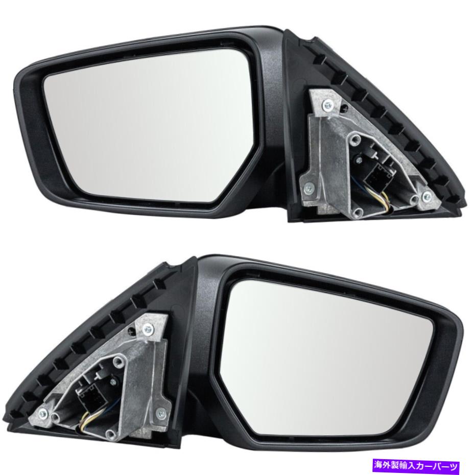 USミラー Chevy 22936936-PFM、22936937-PFM用に加熱された2つのミラーのペアセット Pair Set of 2 Mirrors Left-and-Right Heated for Chevy 22936936-PFM, 22936937-PFM【並行輸入品】