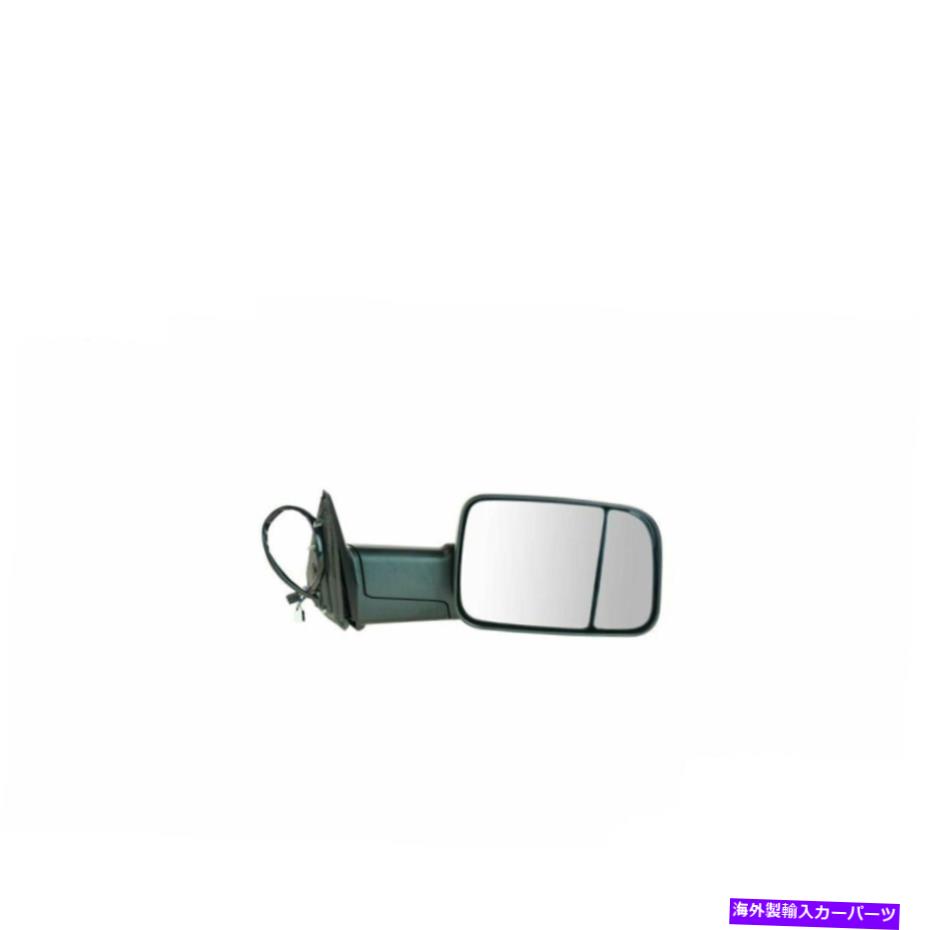 USミラー トウミラーパワー加熱信号水たまりのテクスチャーブラック右Rラム Tow Mirror Power Heated Signal Puddle Texture Black Right RH For Ram【並行輸入品】
