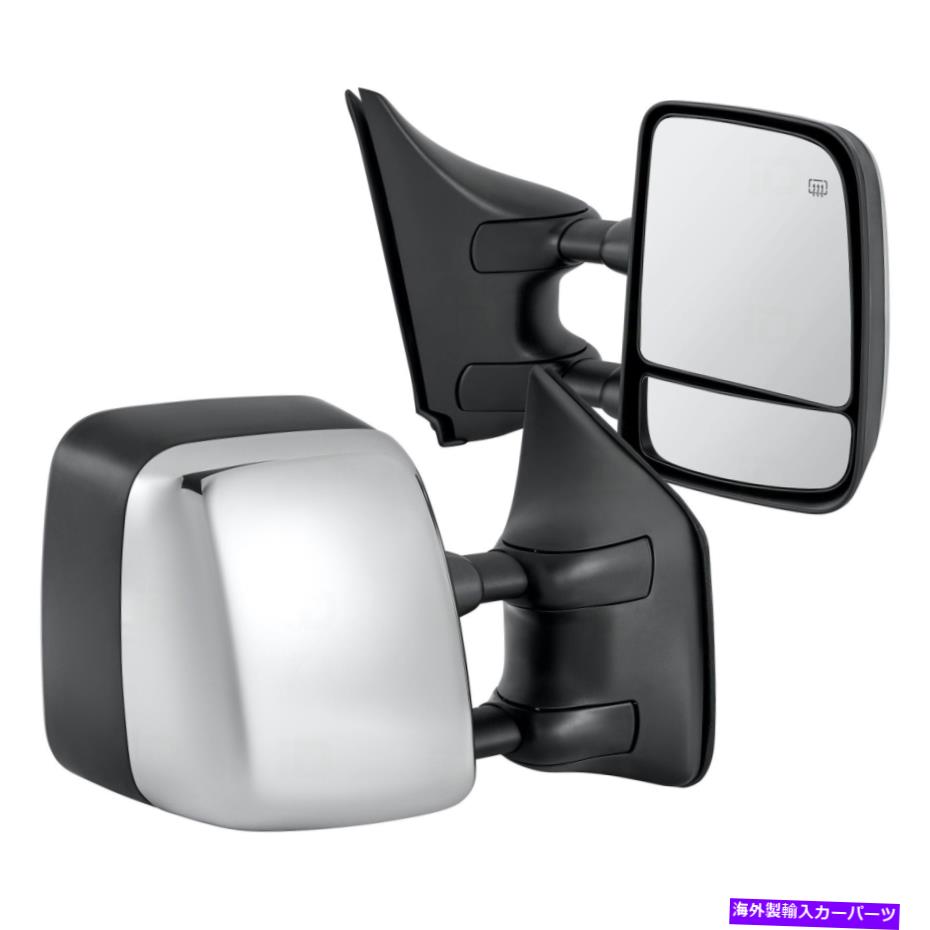 USミラー 日産タイタン04-14けん引ミラープロドライバーと助手席側のパワー For Nissan Titan 04-14 Towing Mirrors Pro EFX Driver & Passenger Side Power【並行輸入品】