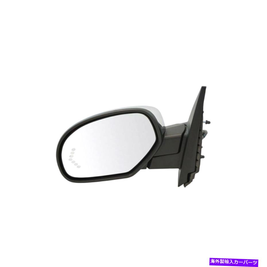 USミラー ミラーパワーフォールディング加熱メモリ水たまり信号Chrome LH GMピックアップSUV用 Mirror Power Folding Heated Memory Puddle Signal Chrome LH for GM Pickup SUV【並行輸入品】