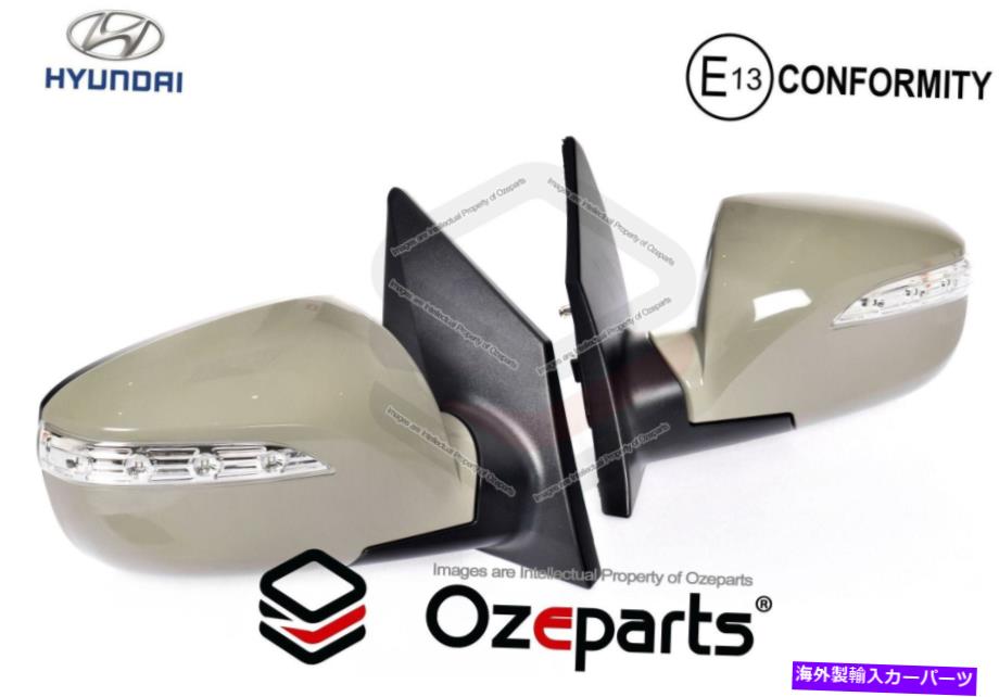 USミラー 本物のペアLH+RH電動ドアミラー（6ピンブラック）ヒュンダイIX35 2009?2018 GENUINE Pair LH+RH Electric Door Mirror (6 Pin Black) For Hyundai IX35 2009~2018【並行輸入品】｜Us Custom Parts Shop USDM 85,124円