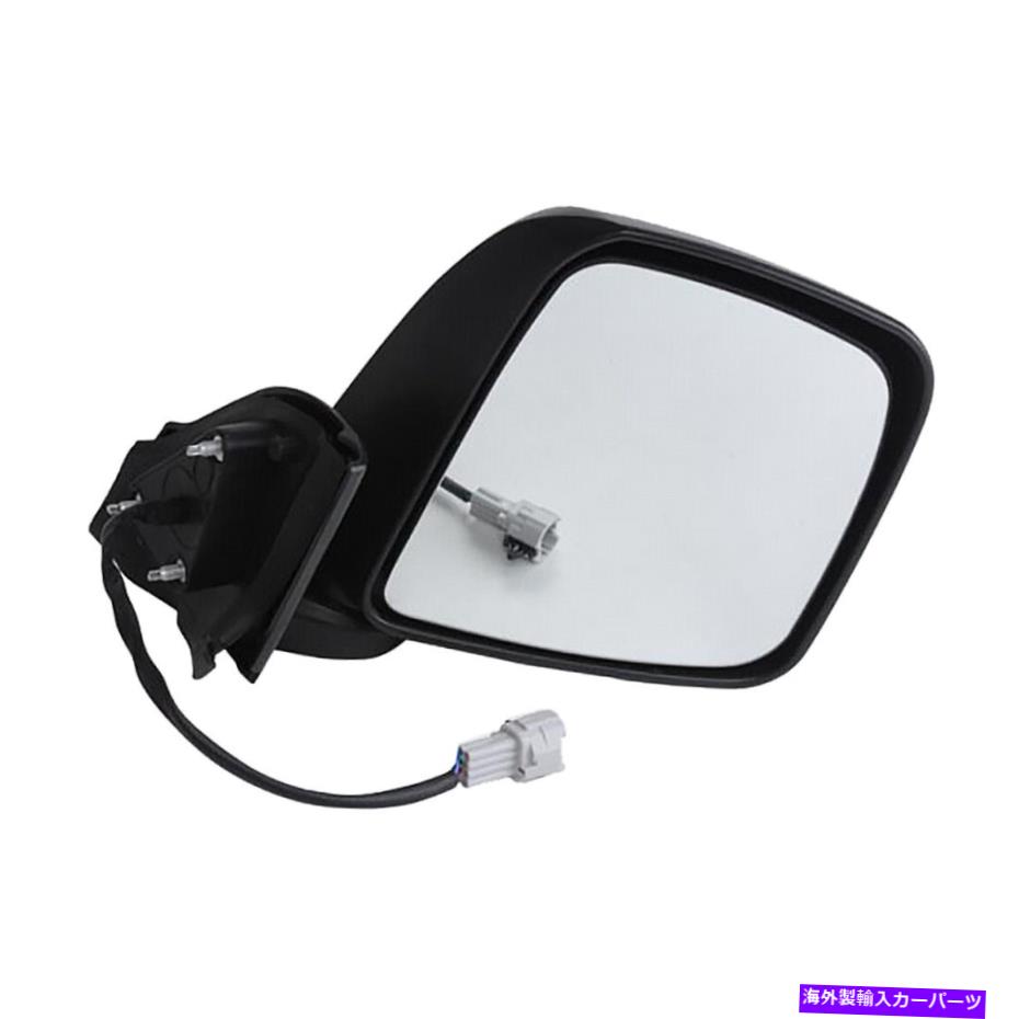 USミラー フロント右側の電動ドアミラーバックビュー日産NV200 10-16ブラックに適しています Front Right Side Electric Door Mirror Rearview Fit for Nissan NV200 10-16 Black【並行輸入品】