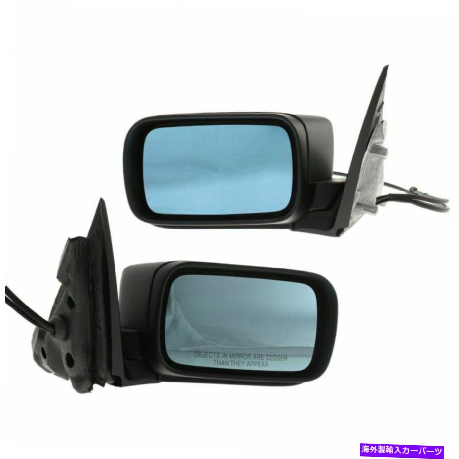 USミラー 2001-05 BMW 325i 99-2000 328iパワーフォールド加熱塗装可能2pcのパワーミラー Power Mirror For 2001-05 BMW 325i 99-2000 328i Power Fold Heated Paintable 2Pc【並行輸入品】