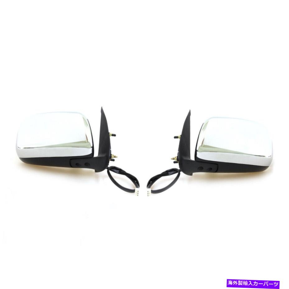USミラー ドアウィングミラーエレクトリックペアフィット2004-16トヨタハイラックスビーゴMK6 SR5 AN20チャンピオン DOOR WING MIRRORS ELECTRIC PAIR FIT 2004-16 TOYOTA HILUX VIGO MK6 SR5 AN20 CHAMP【並行輸入品】