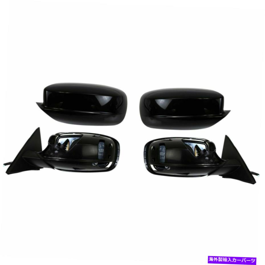 USミラー メモリのない2 LH＆RHサイド加熱パワーミラーの新しいセットクライスラー300 New Set Of 2 LH & RH Side Heated Power Mirror Without Memory Fits Chrysler 300【並行輸入品】