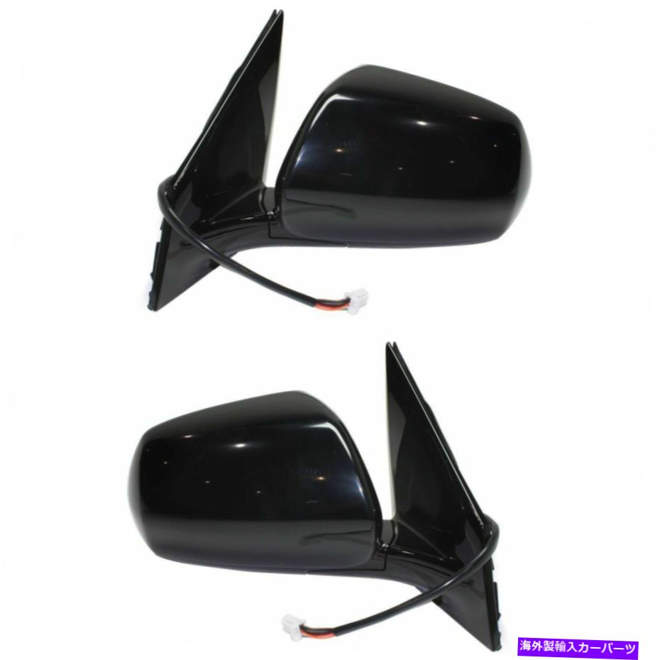 USミラー 2ペアの新しいセットLH＆RHサイド加熱パワーミラーフィット2005-2007日産ムラーノ New Set of 2 Pair LH & RH Side Heated Power Mirror Fits 2005-2007 Nissan Murano【並行輸入品】