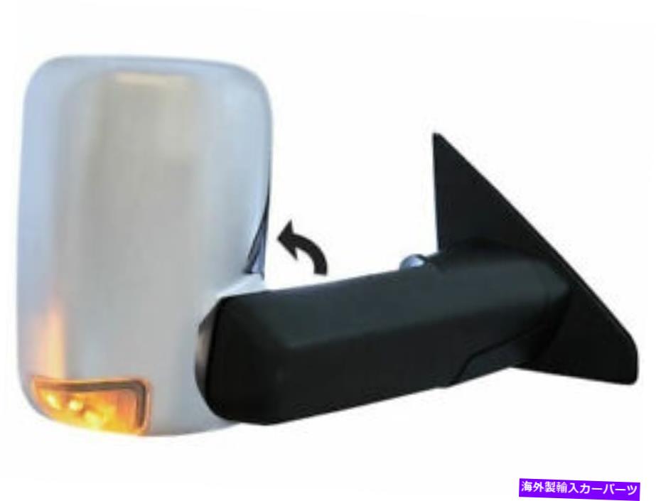 USミラー 右 - 助手席側のアクションクラッシュミラーはRAM 1500 2019 35VBBKに適合します Right - Passenger Side Action Crash Mirror fits Ram 1500 2019 35VBBK【並行輸入品】