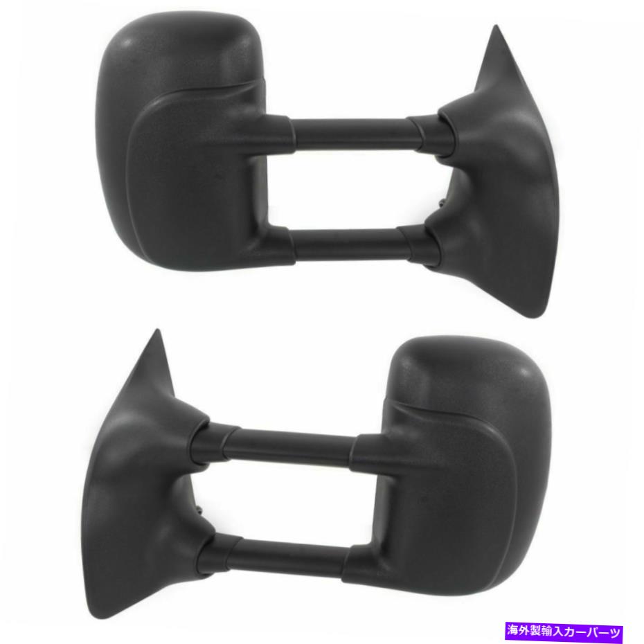USミラー 2 LH＆RHサイドの非加熱パワーミラーの新しいセットFord F-Series Super Duty New Set Of 2 LH & RH Side Non Heated Power Mirror Fits Ford F-Series Super Duty【並行輸入品】