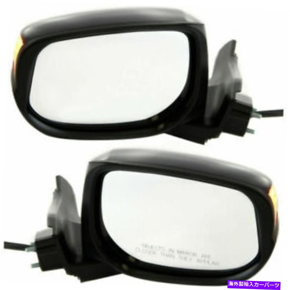 USミラー 2つの新しいセットFits Honda Insight 2010-14 LH＆RH SIDE PWR MIRROR MAN FOLDINGHTD New Set Of 2 Fits HONDA INSIGHT 2010-14 LH & RH Side Pwr Mirror Man Folding Htd【並行輸入品】
