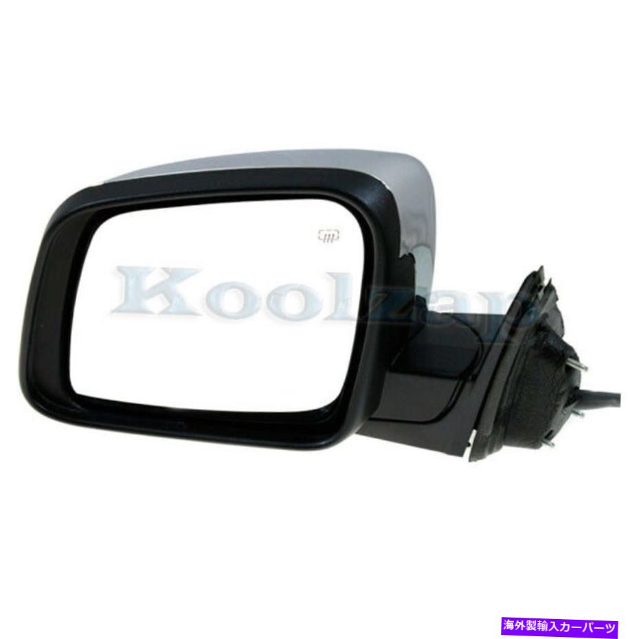 USミラー 14-19のグランドチェロキーリアビューミラーパワーLED信号クロム左側 For 14-19 Grand Cherokee Rear View Mirror Power Heat LED Signal Chrome Left Side【並行輸入品】