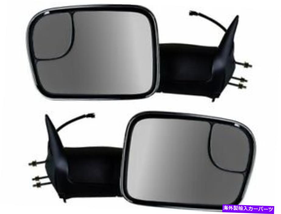 USミラー 94-02 Dodge Ram 1500 2500 3500 NS57M6用のドアミラーセット Door Mirror Set For 94-02 Dodge Ram 1500 2500 3500 NS57M6【並行輸入品】