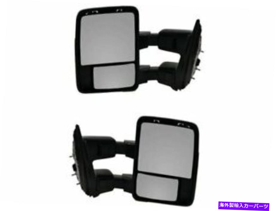 USミラー 99-07フォードエクスカーションF250スーパーデューティF350 GD33M4用のドアミラーセット Door Mirror Set For 99-07 Ford Excursion F250 Super Duty F350 GD33M4【並行輸入品】