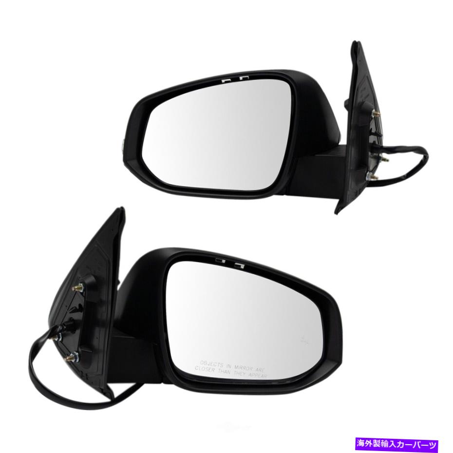 USミラー ドアミラーセットTRQ MRA09572は16-19トヨタタコマに適合します Door Mirror Set TRQ MRA09572 fits 16-19 Toyota Tacoma【並行輸入品】