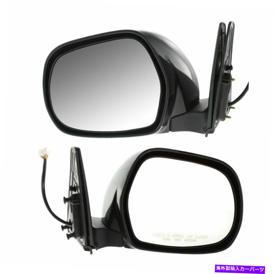 USミラー 2003-09レクサスGX470のメモリ付きの2パワーミラー加熱マニュアル折りたたみ Set Of 2 Power Mirror Heated Manual Folding With Memory For 2003-09 Lexus Gx470【並行輸入品】