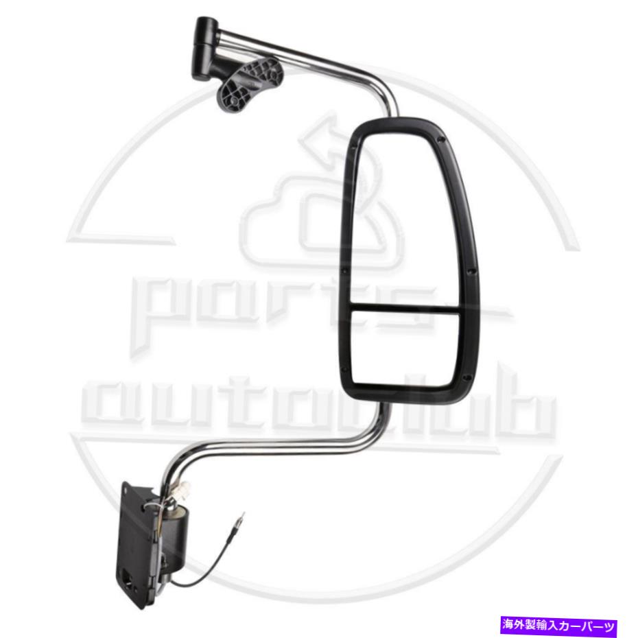 USミラー 97-10インターナショナル9200 9900i 5900の右側クロムミラー Right Side Chrome Mirror Complete For 97-10 International 9200 9400I 9900I 5900【並行輸入品】
