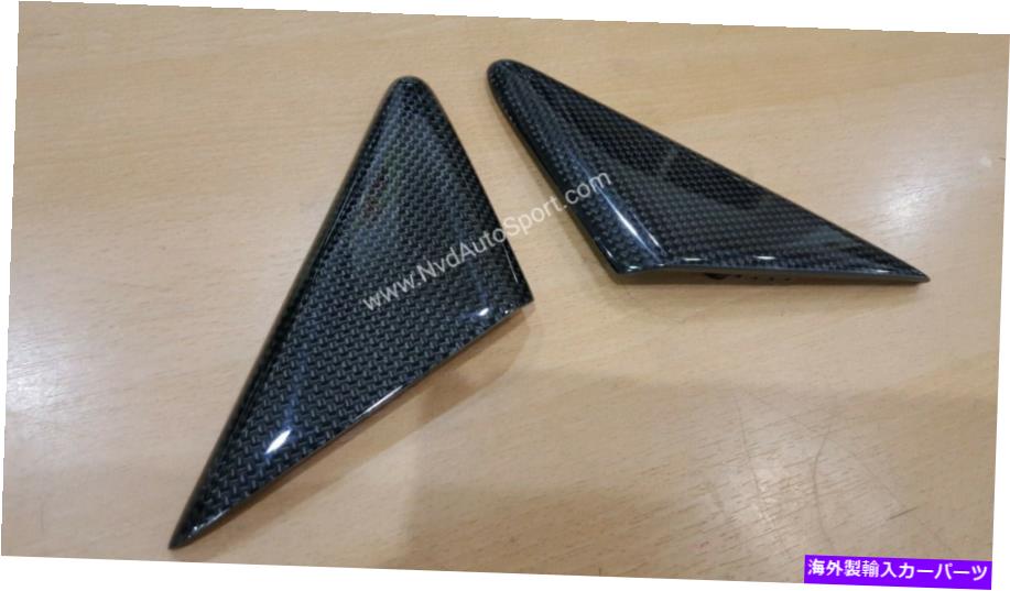 USミラー ポルシェ992カーボンファイバーエクステリアトライアングルサイドミラーカバー（ウィンドウガイド） Porsche 992 Carbon Fiber Exterior Triangle Side Mirror Covers ( Window guide)【並行輸入品】 59,653円