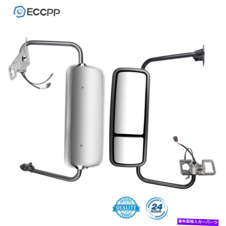 USミラー 2004年から2018年のFreightliner Century/ColumbiaのECCPPペアサイドクロムトラックミラー ECCPP Pair Side Chrome Truck Mirrors For 2004-2018 Freightliner Century/Columbia【並行輸入品】|Us Custom Parts Shop USDM