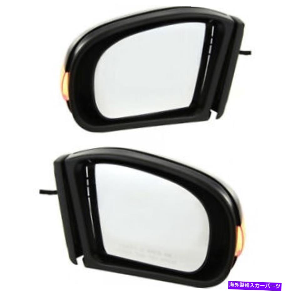 USミラー メルセデスベンツC55 AMG 2005 2006ドアミラーLHおよびRHサイドペアパワーガラス用 For Mercedes-Benz C55 AMG 2005 2006 Door Mirror LH and RH Side Pair Power Glass【並行輸入品】
