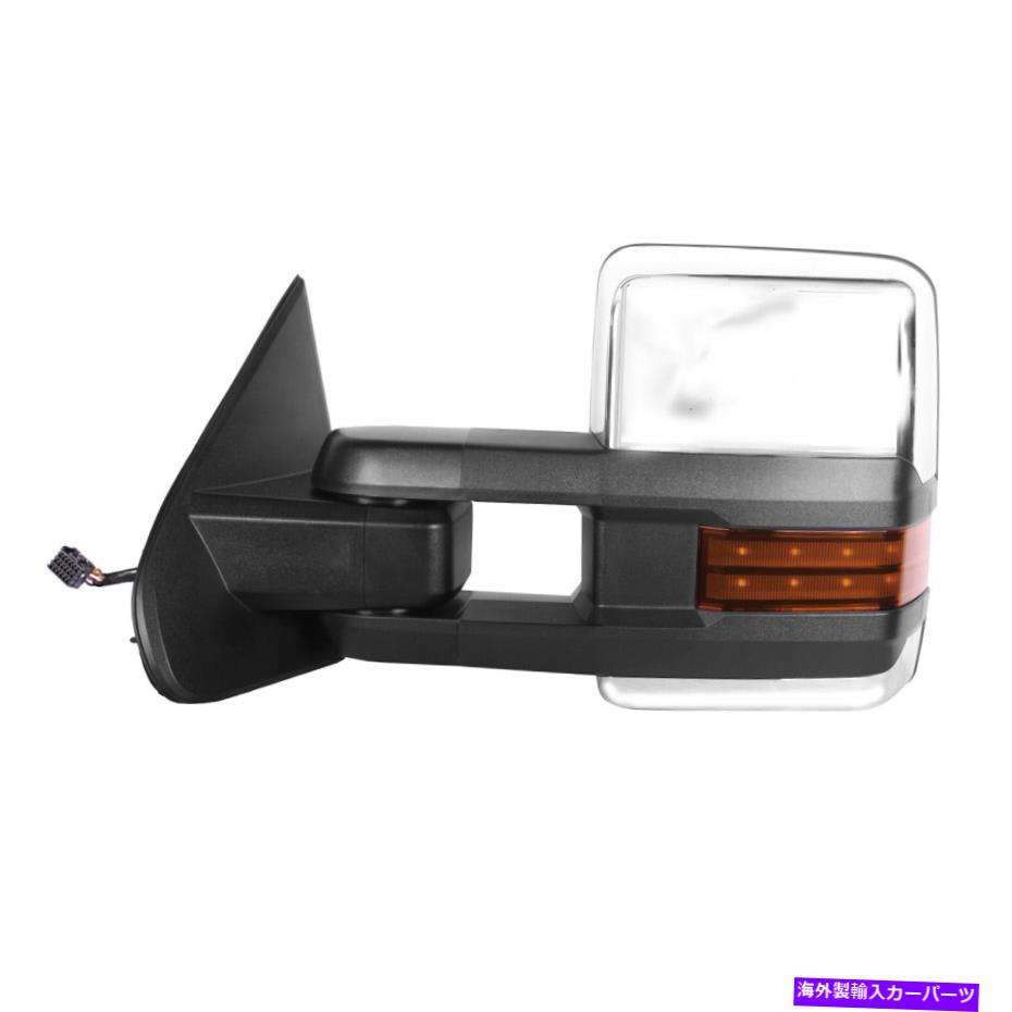 USミラー 交換用クロムドライバードアパワーミラーw/in-glass信号付き加熱ガラス付き Replacement Chrome Driver Door Power Mirror w/Heated Glass w/In-Glass Signal【並行輸入品】