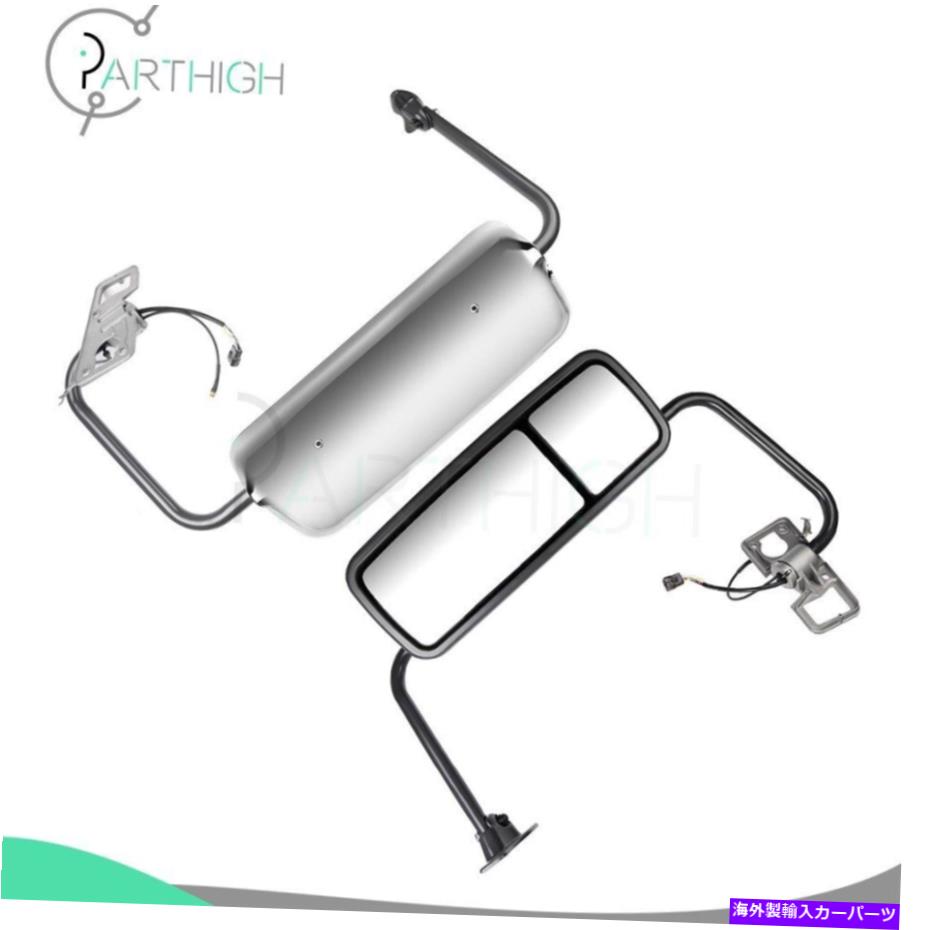 USミラー ミラー2005-2018 Freightliner Century Columbiaの完全なペアChrome Smooth Mirrors Complete Pair Chrome Smooth For 2005-2018 Freightliner Century Columbia【並行輸入品】｜Us Custom Parts Shop USDM