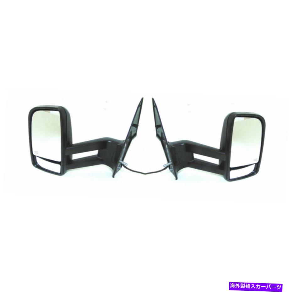 USミラー Dodge Sprinter 3500 2007-2009ドアミラードライバーと助手席側ペア用 For Dodge Sprinter 3500 2007-2009 Door Mirror Driver and Passenger Side Pair【並行輸入品】