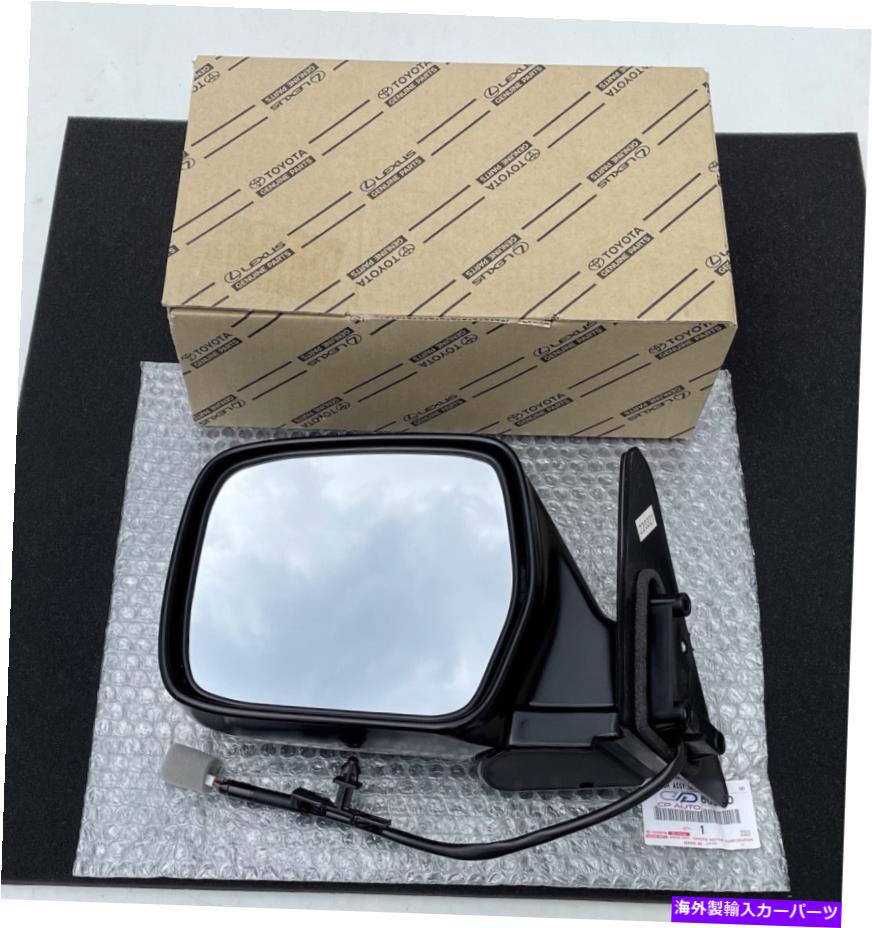 USミラー 新しいOEM 93-97トヨタランドクルーザーfzj80ドライバー左lhドアミラーブラック NEW OEM 93 - 97 TOYOTA LAND CRUISER FZJ80 DRIVER LEFT LH DOOR MIRROR BLACK【並行輸入品】