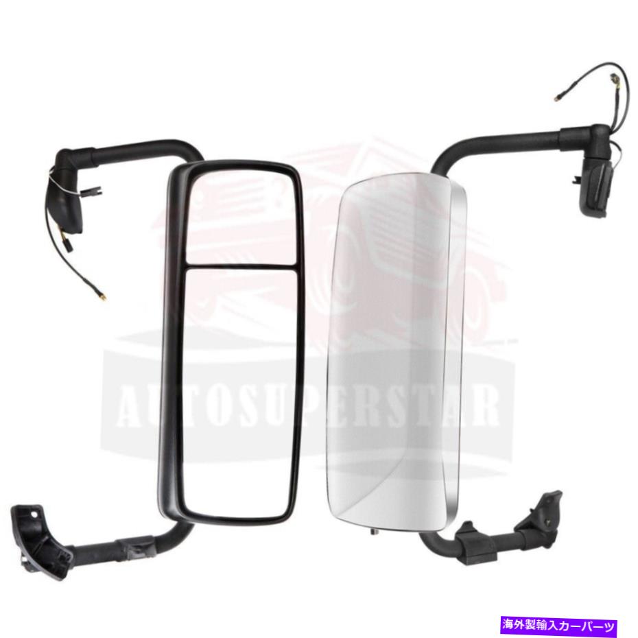 USミラー 2 PCS ChromeミラーボルボVNL 2015-2018の完全なトラックミラー 2 pcs Chrome Mirrors Complete Truck Mirrors For Volvo VNL 2015-2018【並行輸入品】