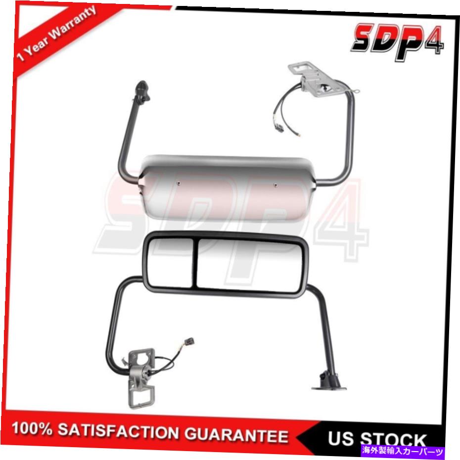 USミラー 05-18のためにFreightliner Century/Columbia左と右側のミラー完全クロム For 05-18 Freightliner Century/Columbia Left&Right Side Mirrors Complete Chrome【並行輸入品】