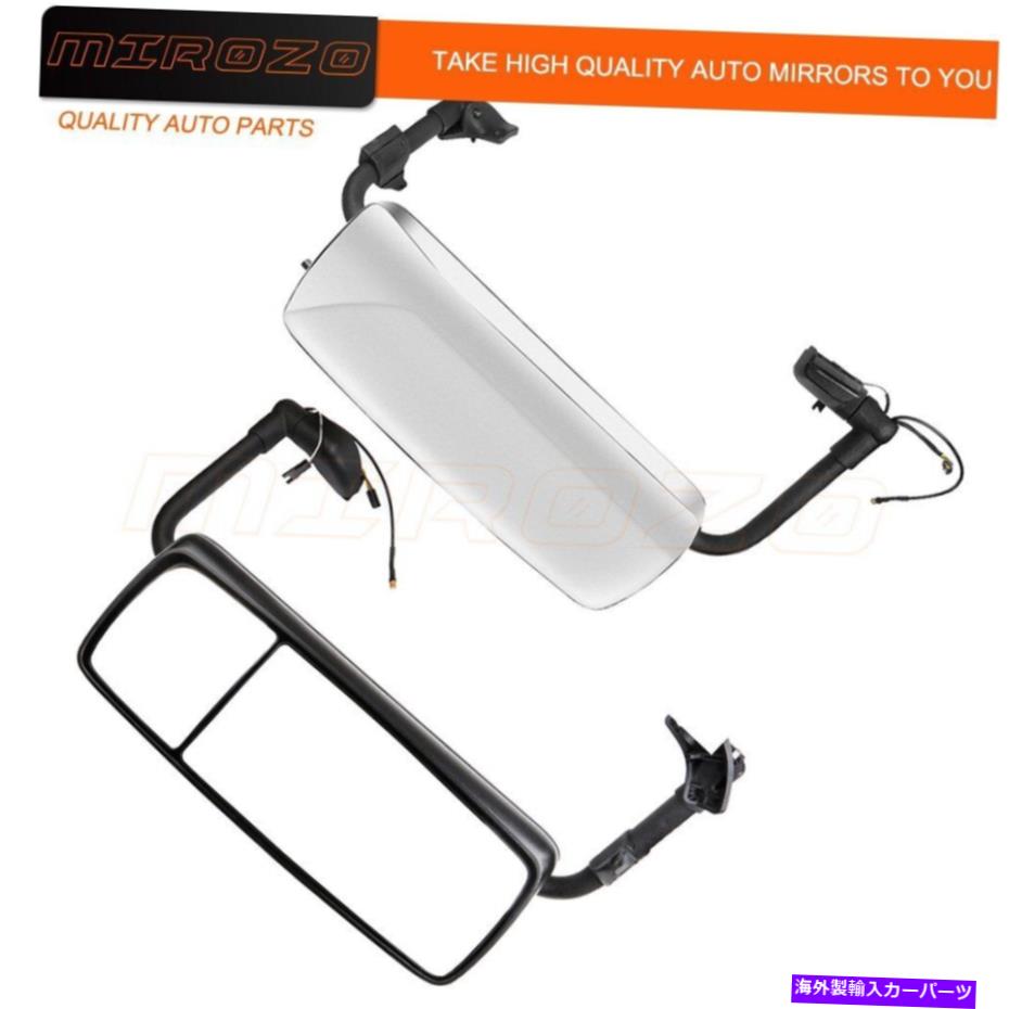USミラー ミロゾペアクロムミラー2015-2018ボルボVNLの完全なトラックミラー MIROZO Pair Chrome Mirrors Complete Truck Mirrors For 2015-2018 VOLVO VNL【並行輸入品】｜Us Custom Parts Shop USDM