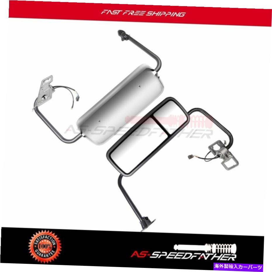 USミラー 2005-18のFreightliner Century/ColumbiaバックミラーコンプリートペアChrome For 2005-18 Freightliner Century/Columbia Rearview Mirrors Complete Pair Chrome【並行輸入品】 107,855円