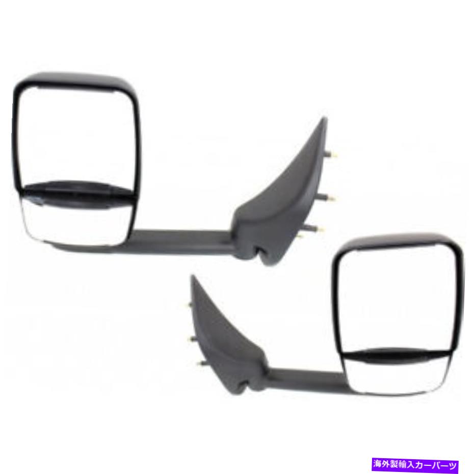 USミラー フォードE-450スーパーデューティ2003-2014けん引ミラードライバーと助手席側ペア For Ford E-450 Super Duty 2003-2014 Towing Mirror Driver and Passenger Side Pair【並行輸入品】