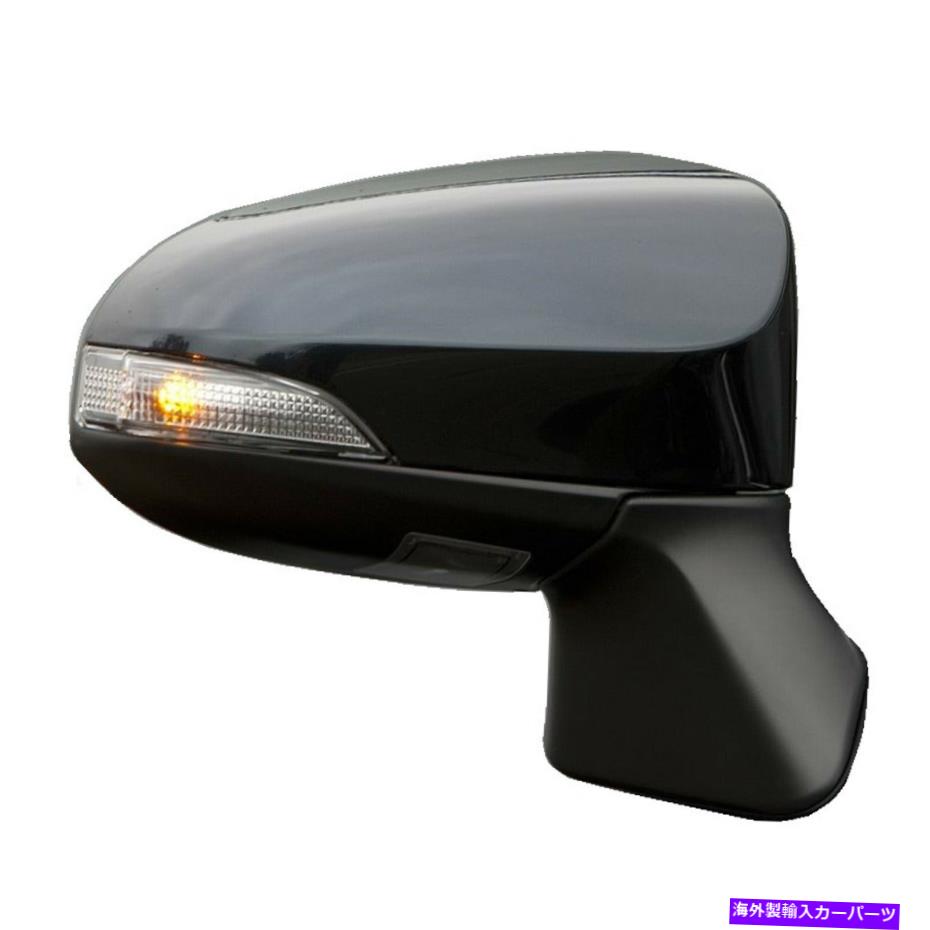 USミラー 交換用の黒い助手席側のパワードアミラーw/puddleランプ付きメモリ付き Replacement Black Passenger Side Power Door Mirror w/Puddle Lamp w/o Memory【並行輸入品】