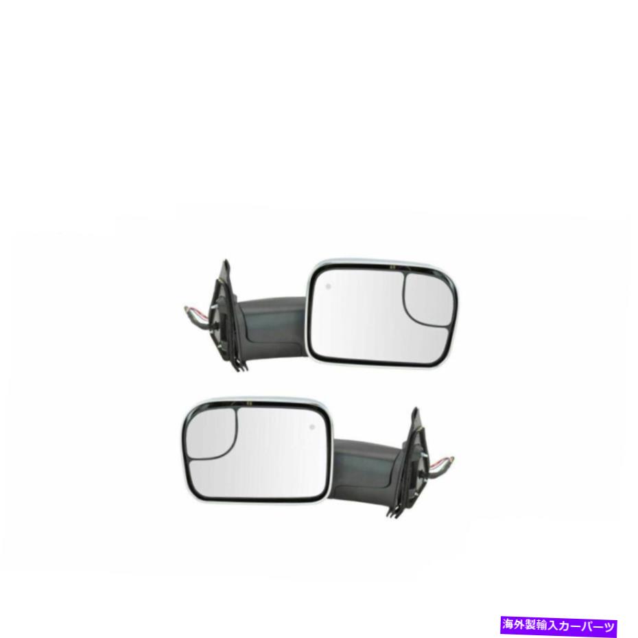 USミラー トヨタ用のトウミラーパワー加熱信号死角クロムペア Tow Mirror Power Heated Signal Blind Spot Chrome Pair For Toyota【並行輸入品】|Us Custom Parts Shop USDM