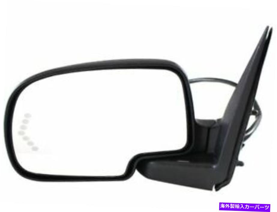 USミラー 左 - ドライバーサイドミラーはGMCシエラ2500 HD 2003-2007クラシック76GMQに適合します Left - Driver Side Mirror fits GMC Sierra 2500 HD 2003-2007 Classic 76GMQS【並行輸入品】