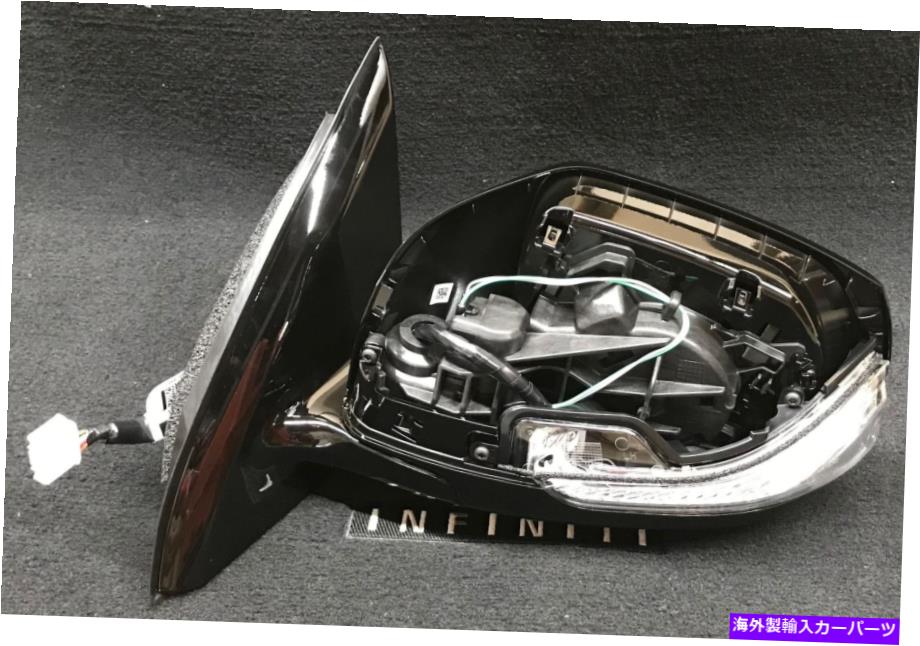 USミラー Infiniti Nissan OEM 16-18 QX60フロントドアサイドリアビューミラー左963029NF9C Infiniti NISSAN OEM 16-18 QX60 Front Door-Side Rear View Mirror Left 963029NF9C【並行輸入品】